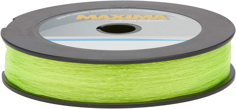 Maxima Fishing Line One Shot Spool, High Visibility Yellow - Image 1